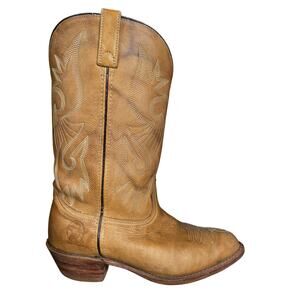 Vintage Durango Men’s Brown Leather Wide Western Cowboy Boots Size US 9 EE